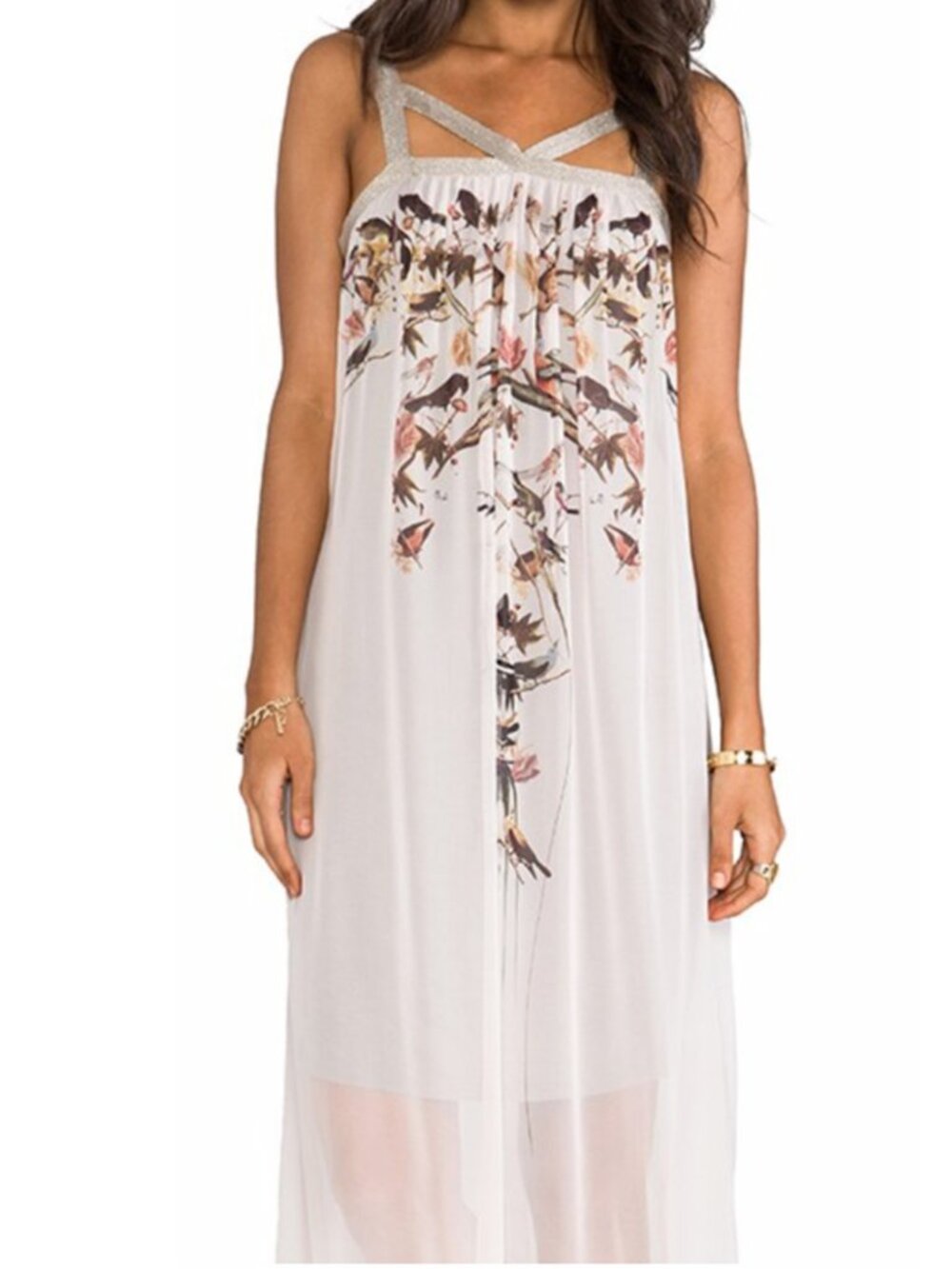 🌿 Twelfth Street by Cynthia Vincent Silk Maxi Dress 🌿